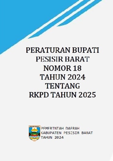 RKPD Murni Kabupaten Pesisir Barat 2025