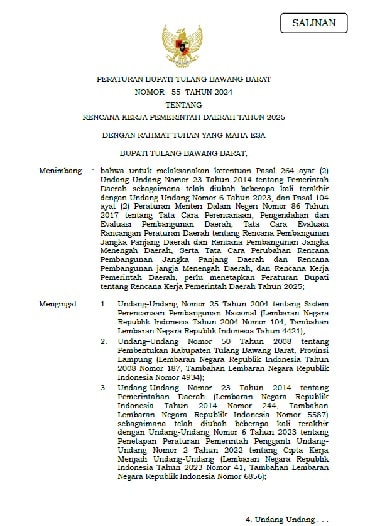 RKPD Murni Kabupaten Tulang Bawang Barat 2025