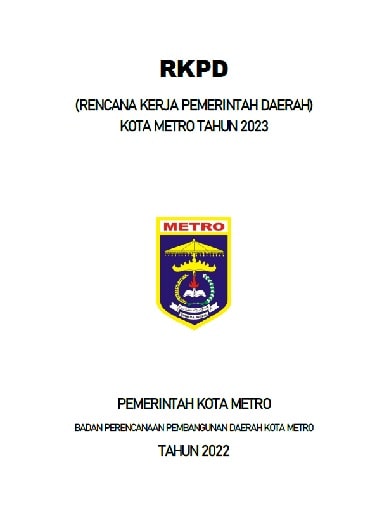 RKPD Murni Kota Metro 2023