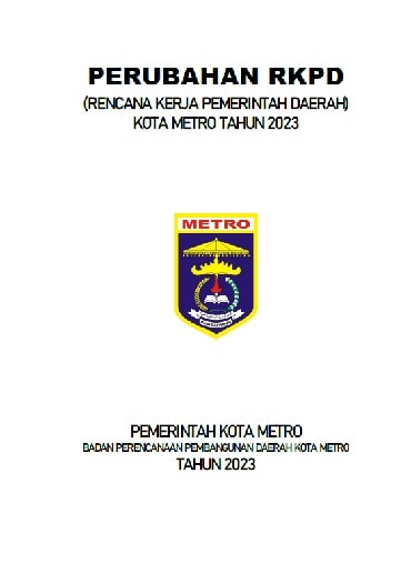 RKPD Perubahan Kota Metro 2023